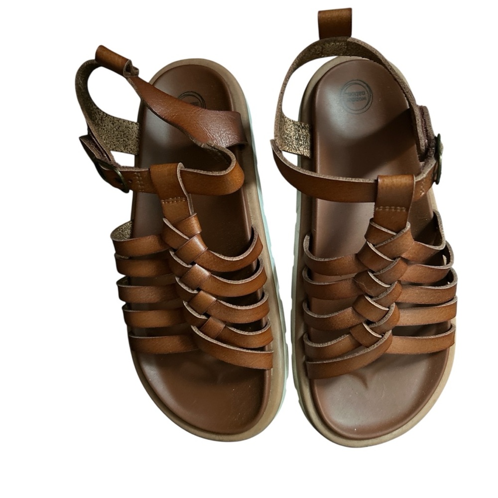 Brown Strappy Sandals